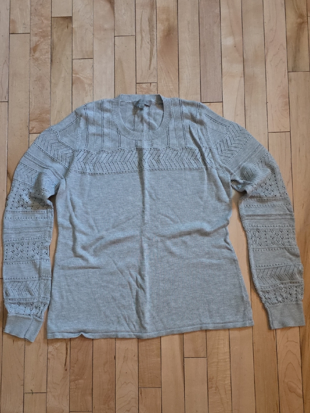 Cable Stitch Knitted Longsleeve Tee